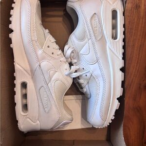 White Nike Air Max 90 Women’s Sneakers New in Box